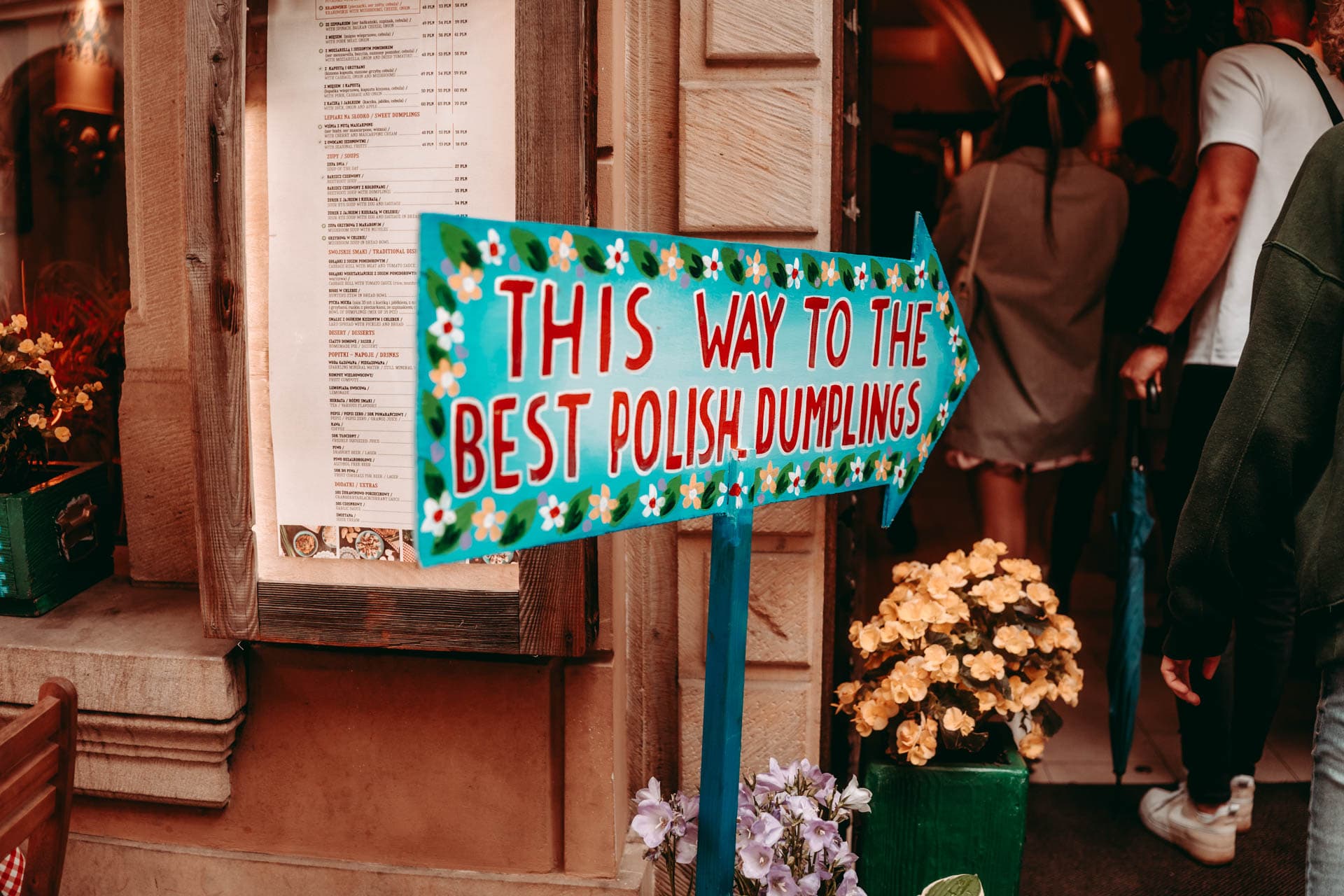 Warm Krakow food tour meal