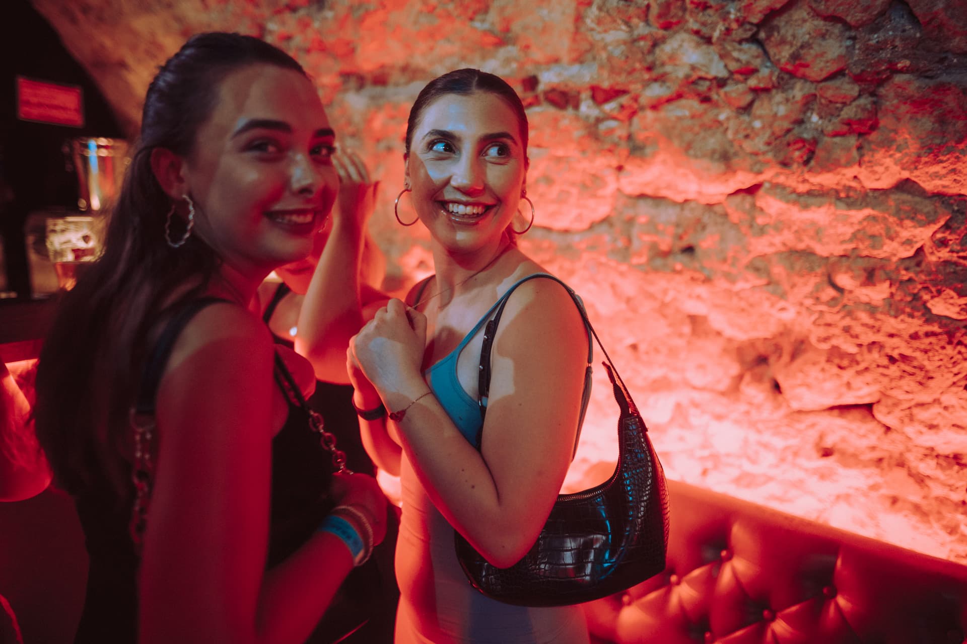 Karaoke bar interior