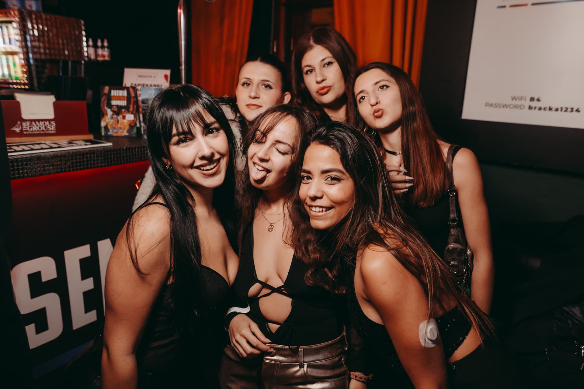 Busy club crowd during Krakow Animals Crawl