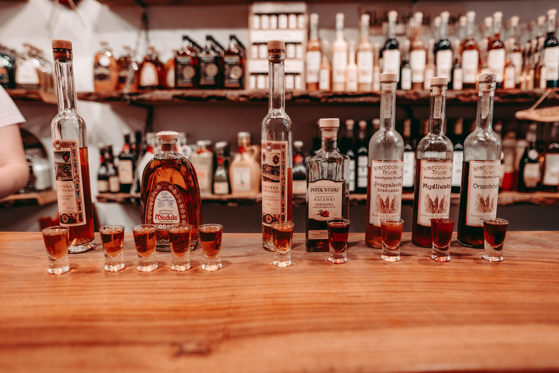 Local vodka tasting