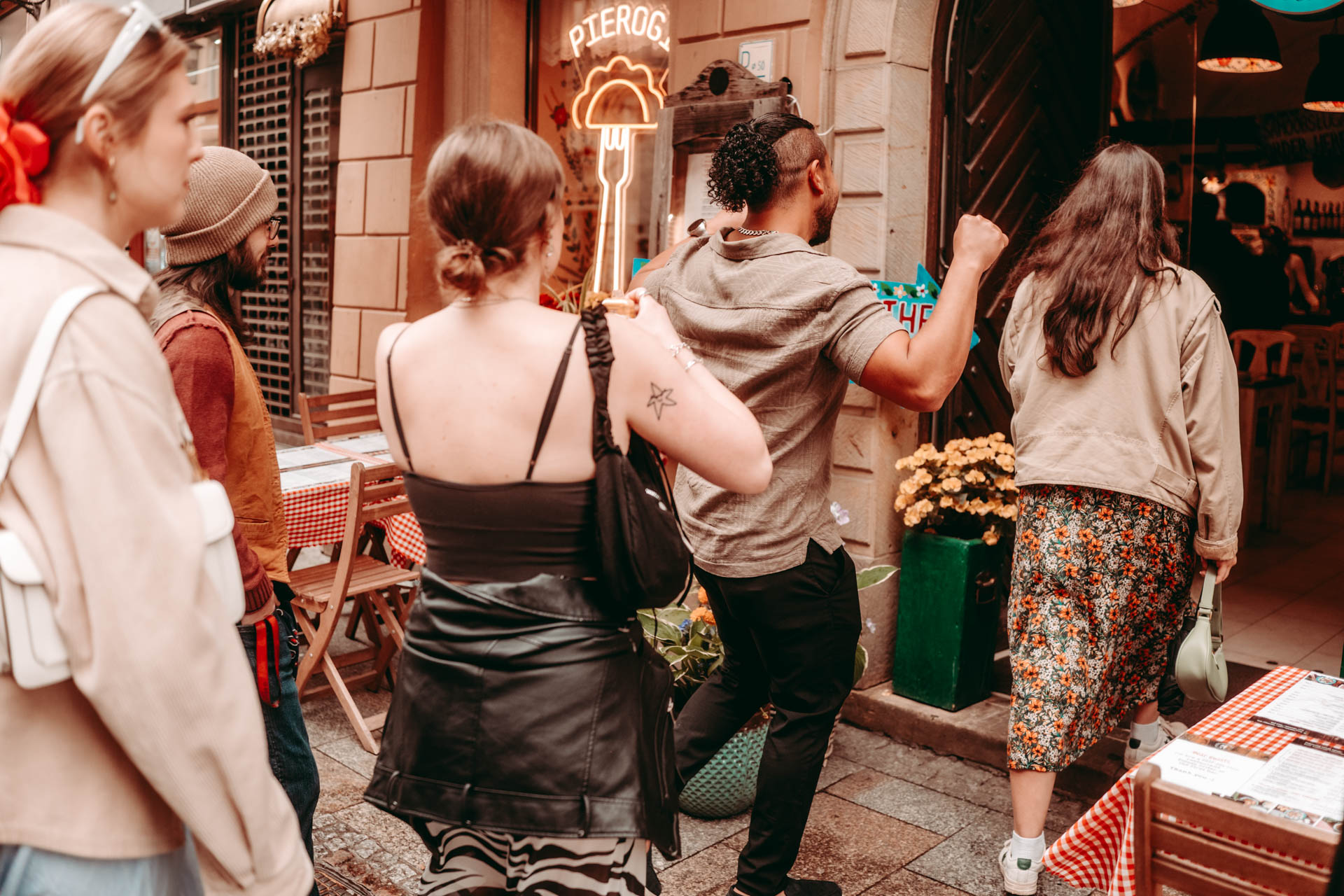 Food tour group